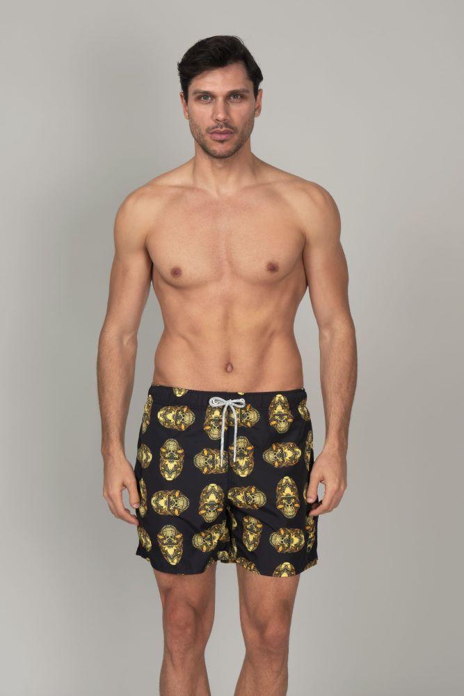 BOXER MOLLA UOMO NERO BOXERF22 2043 FXXK